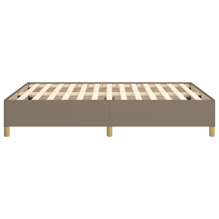 Cadru de pat fără saltea, gri taupe, 140x200 cm, textil - WALTI WALTI