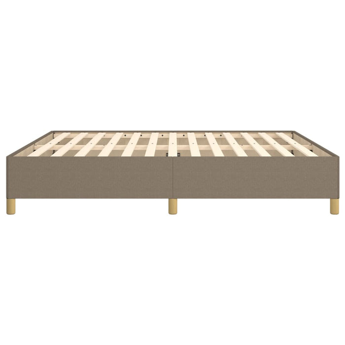 Cadru de pat fără saltea, gri taupe, 180x200 cm, textil - WALTI WALTI