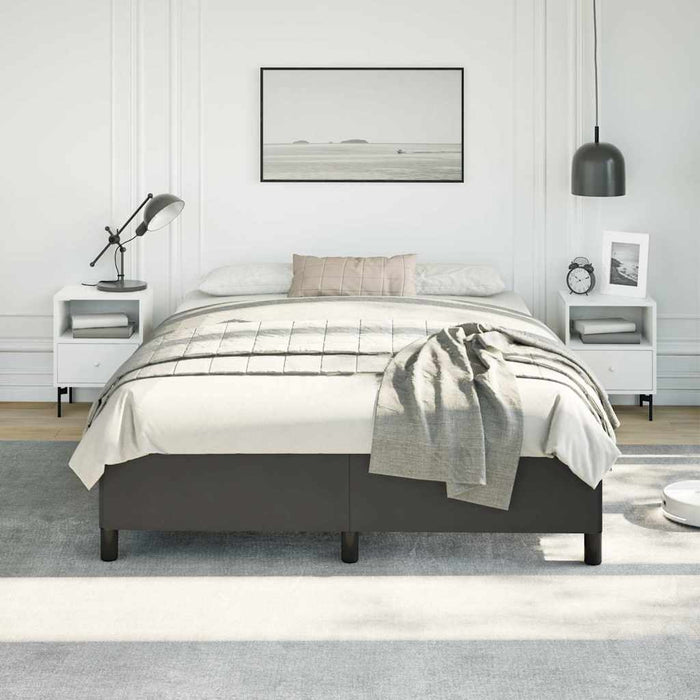 Cadru de pat fără saltea, negru, 152x203 cm, piele ecologică, Queen - WALTI WALTI