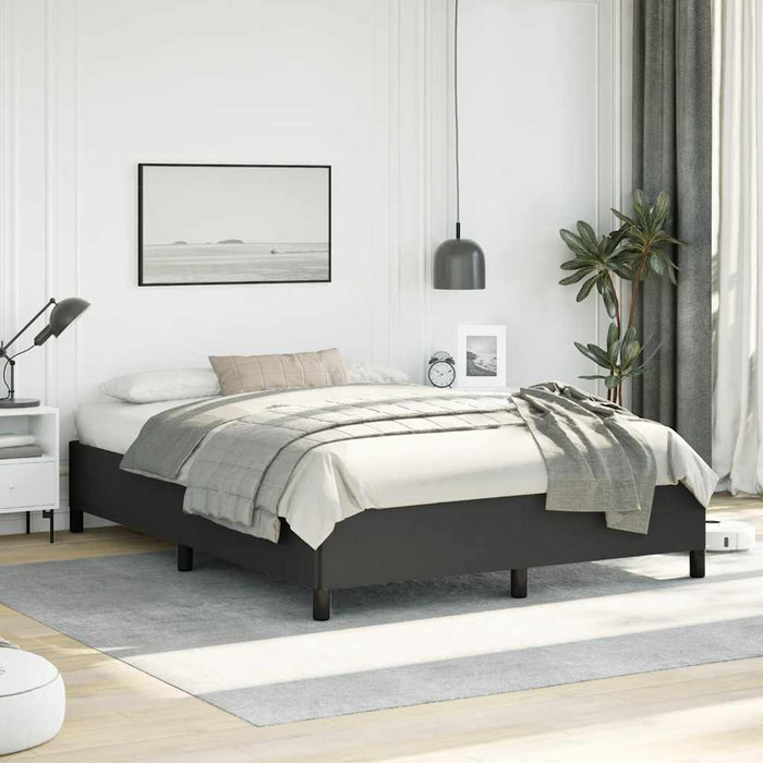 Cadru de pat fără saltea, negru, 152x203 cm, piele ecologică, Queen - WALTI WALTI