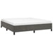 Cadru de pat fără saltea, gri închis, 160x200 cm, catifea - WALTI WALTI