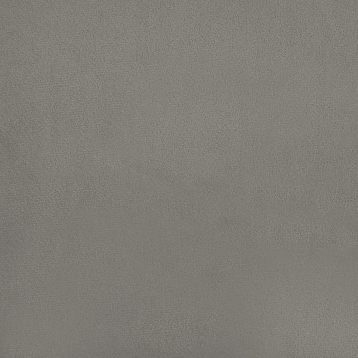 Cadru de pat fără saltea, gri deschis, 152x203 cm, catifea, Queen - WALTI WALTI