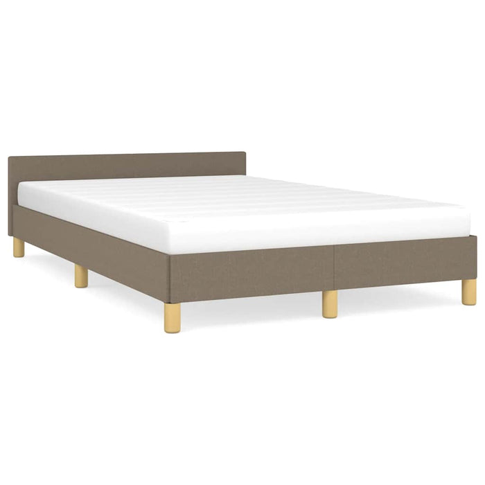 Cadru de pat fără saltea, gri taupe, 120x200 cm, textil - WALTI WALTI