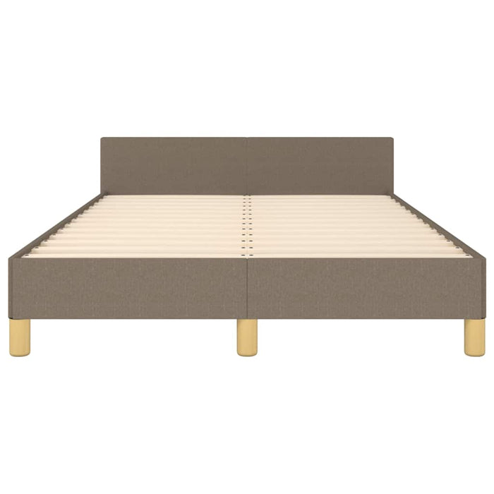 Cadru de pat fără saltea, gri taupe, 120x200 cm, textil - WALTI WALTI