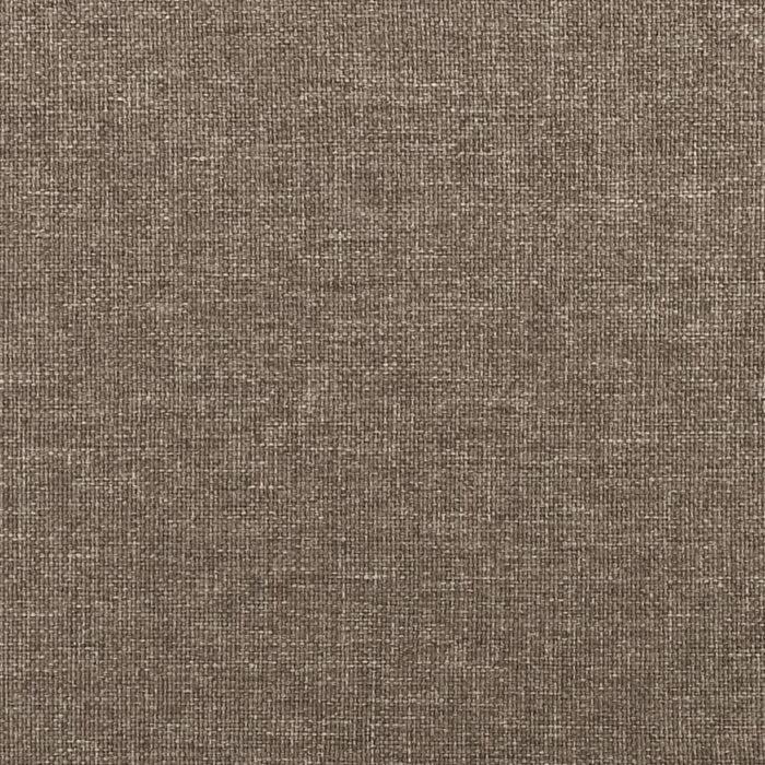 Cadru de pat fără saltea, gri taupe, 140x190 cm, textil - WALTI WALTI