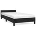Cadru de pat cu tăblie fără saltea, negru, 90x190 cm, catifea - WALTI WALTI