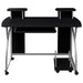 Birou de computer, negru, 110x52x88,5 cm, lemn prelucrat - WALTI WALTI