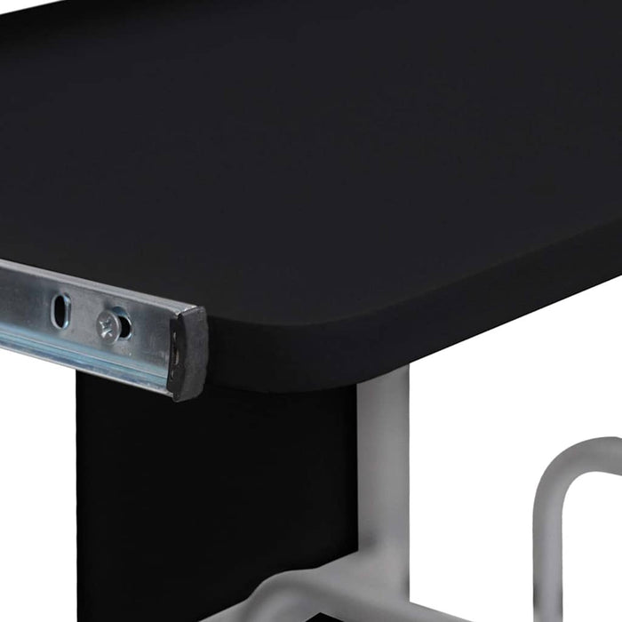 Birou de computer, negru, 110x52x88,5 cm, lemn prelucrat - WALTI WALTI