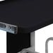 Birou de computer, negru, 110x52x88,5 cm, lemn prelucrat - WALTI WALTI