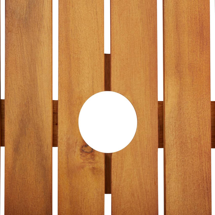 Set mobilier de exterior cu perne, 5 piese, lemn masiv acacia WALTI