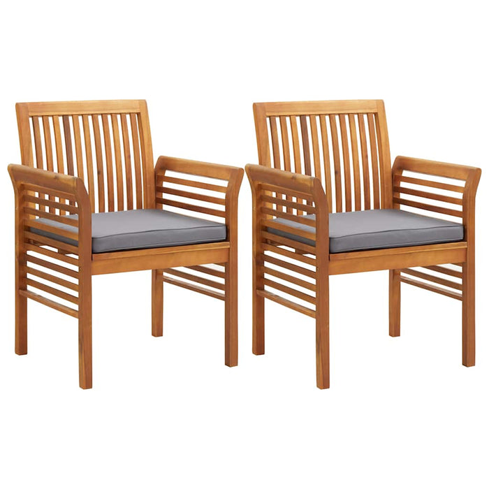 Set mobilier de exterior cu perne, 5 piese, lemn masiv acacia WALTI