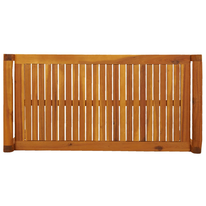 Set mobilier de grădină cu perne, 3 piese, lemn masiv acacia WALTI