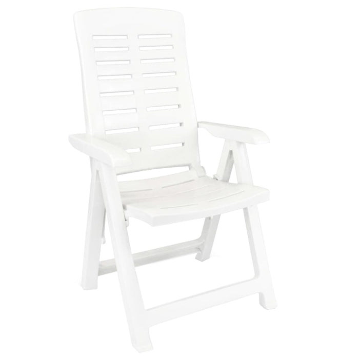 Set de mobilier pentru grădină, 3 piese, alb, polipropilenă - WALTI WALTI