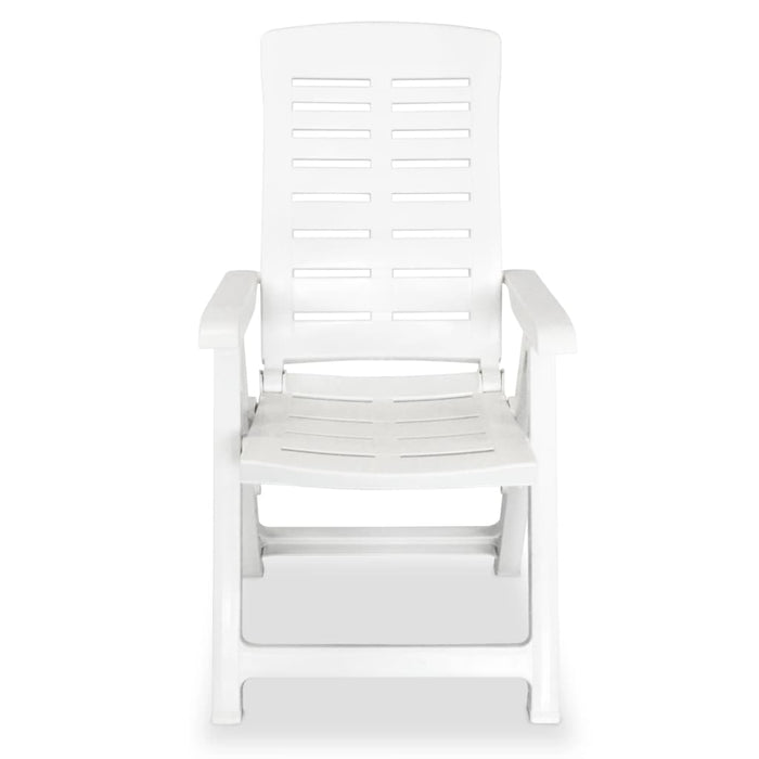 Set de mobilier pentru grădină, 3 piese, alb, polipropilenă - WALTI WALTI