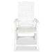 Set de mobilier pentru grădină, 3 piese, alb, polipropilenă - WALTI WALTI