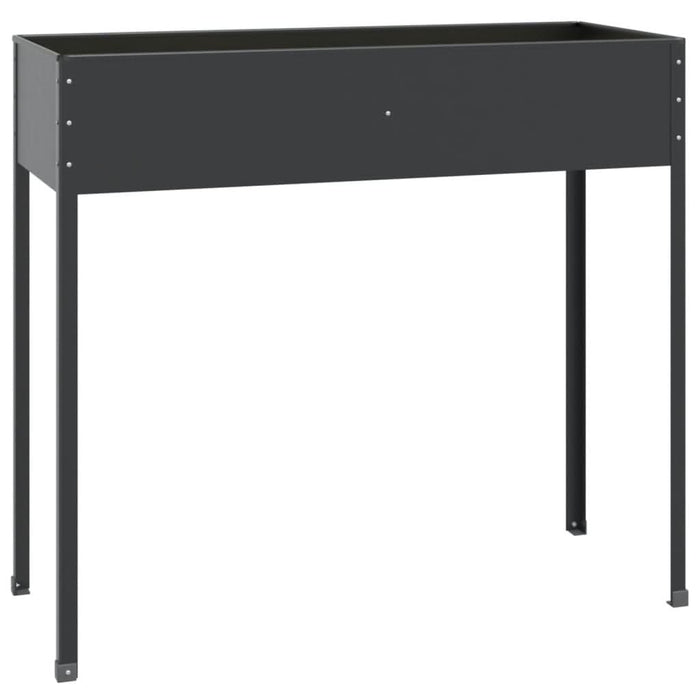 Jardinieră de grădină antracit 100,5x40,5x90 cm oțel galvanizat - WALTI WALTI