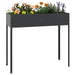 Jardinieră de grădină antracit 100,5x40,5x90 cm oțel galvanizat - WALTI WALTI
