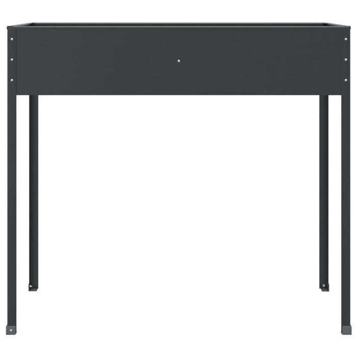 Jardinieră de grădină antracit 100,5x40,5x90 cm oțel galvanizat - WALTI WALTI
