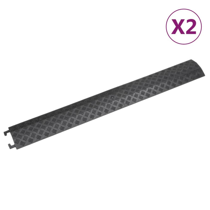 Rampe de protecție pentru cablu, 2 buc., negru, 98,5 cm - WALTI WALTI
