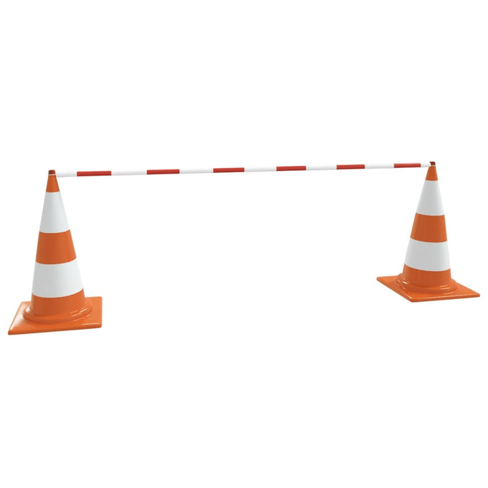 Bare retractabile de conuri de trafic 10 buc. 116-197 cm ABS - WALTI WALTI