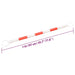 Bare retractabile de conuri de trafic 10 buc. 116-197 cm ABS - WALTI WALTI