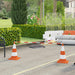 Bare retractabile de conuri de trafic 10 buc. 116-197 cm ABS - WALTI WALTI