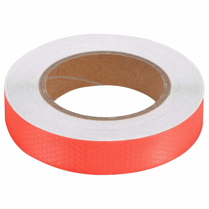 Bandă reflectorizantă, roșu, 2,5 cmx20 m, PVC WALTI