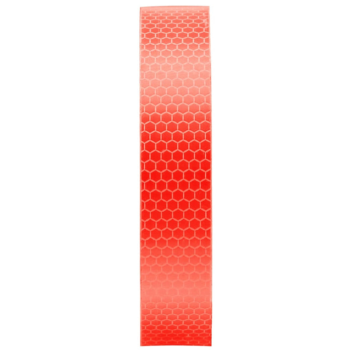 Bandă reflectorizantă, roșu, 2,5 cmx20 m, PVC WALTI