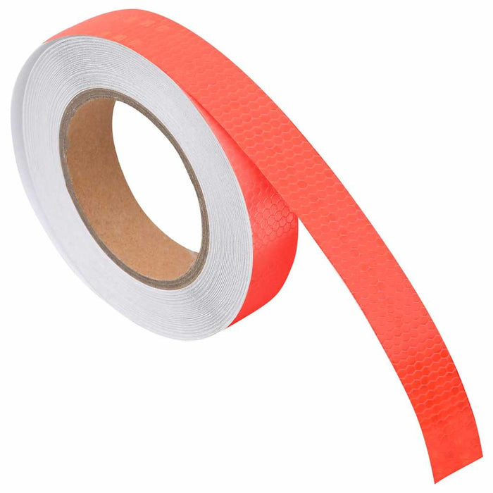 Bandă reflectorizantă, roșu, 2,5 cmx20 m, PVC WALTI