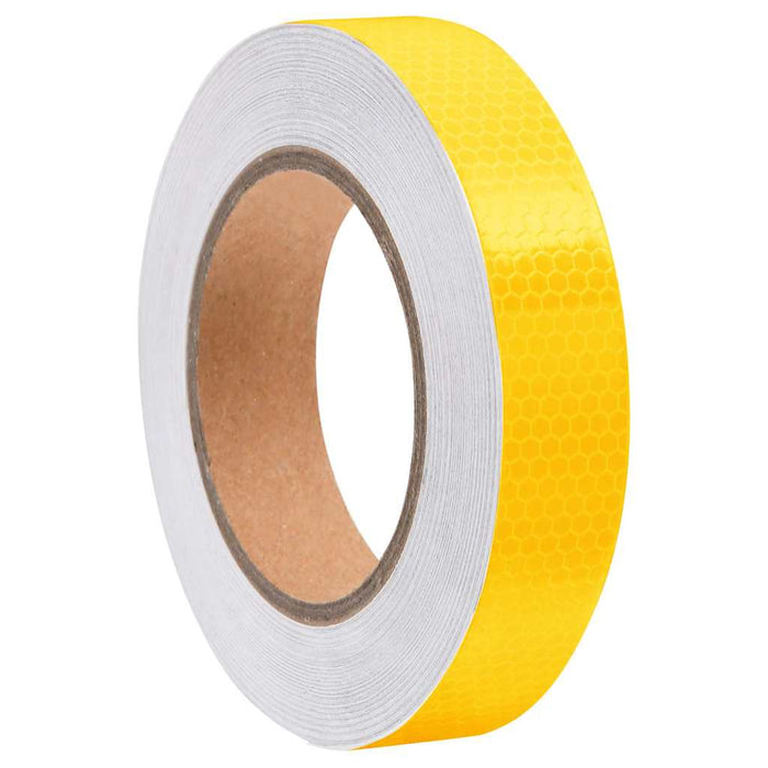 Bandă reflectorizantă, galben, 2,5 cm x 20 m, PVC WALTI
