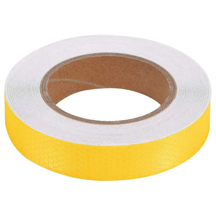 Bandă reflectorizantă, galben, 2,5 cm x 20 m, PVC WALTI
