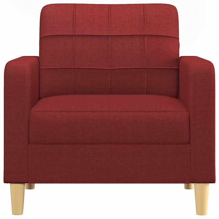 Fotoliu canapea, roșu vin, 60 cm, material textil WALTI