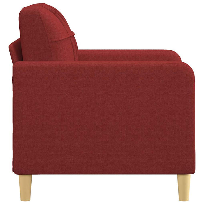 Fotoliu canapea, roșu vin, 60 cm, material textil WALTI