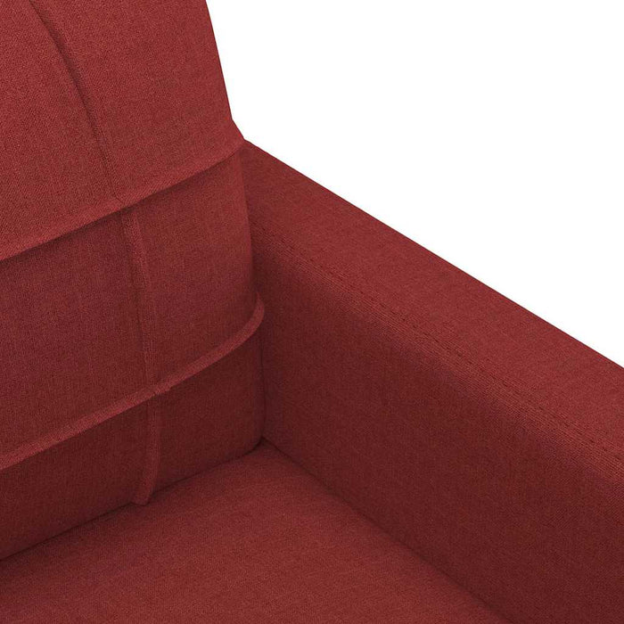 Fotoliu canapea, roșu vin, 60 cm, material textil WALTI