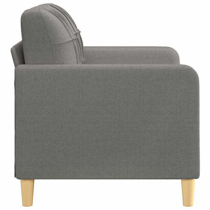 Canapea cu 2 locuri, gri închis, 120 cm, material textil WALTI