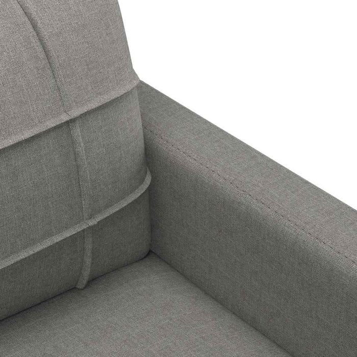 Canapea cu 2 locuri, gri închis, 120 cm, material textil WALTI