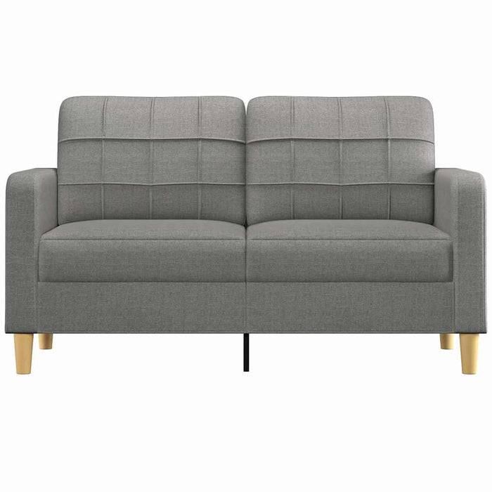 Canapea cu 2 locuri, gri închis, 140 cm, material textil WALTI