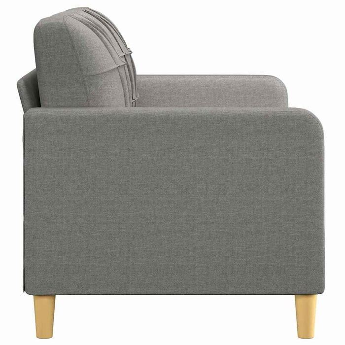 Canapea cu 2 locuri, gri închis, 140 cm, material textil WALTI