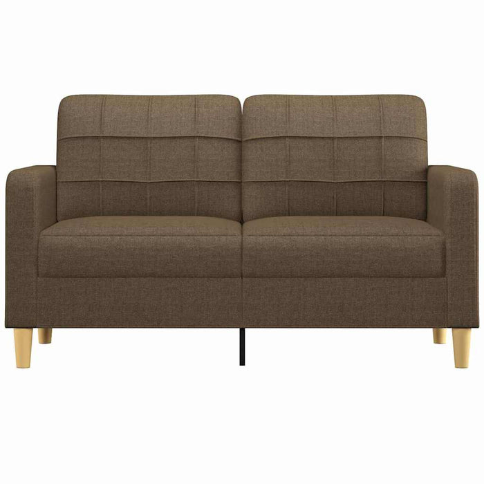 Canapea cu 2 locuri, maro, 140 cm, material textil WALTI