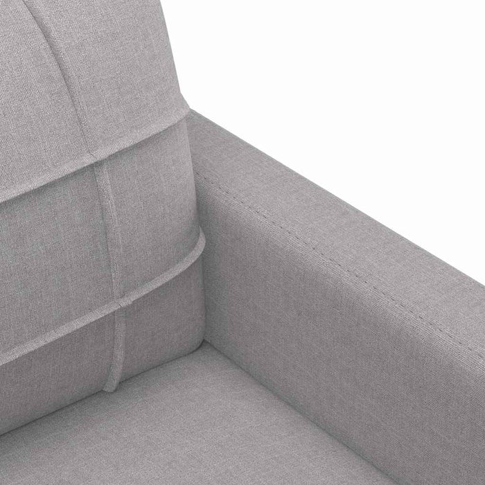 Canapea cu 3 locuri, gri deschis, 210 cm, material textil WALTI