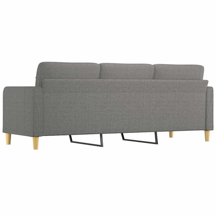 Canapea cu 3 locuri, gri închis, 210 cm, material textil WALTI