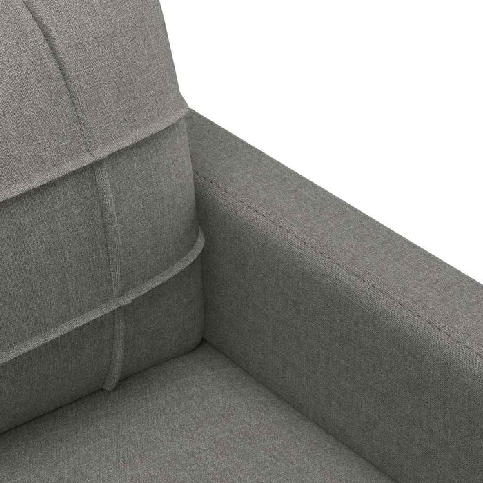 Canapea cu 3 locuri, gri închis, 210 cm, material textil WALTI