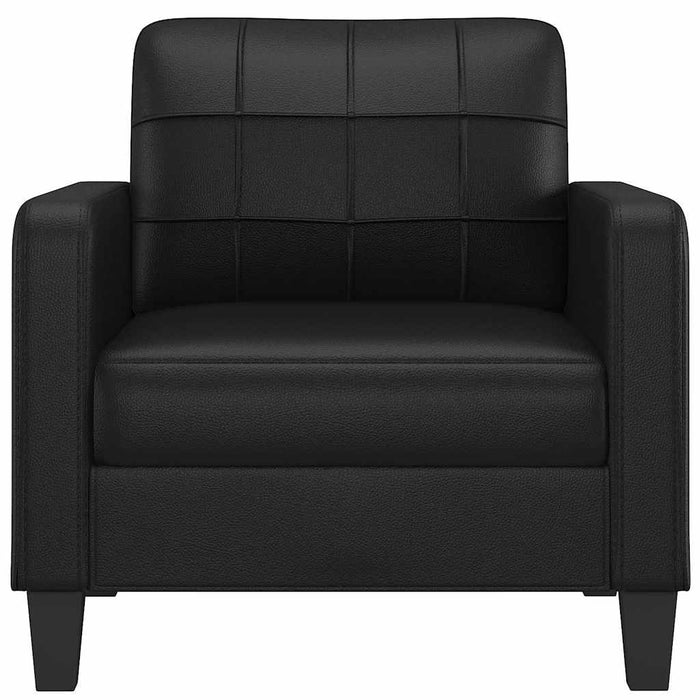 Canapea de o persoană, 60 cm, piele ecologică WALTI