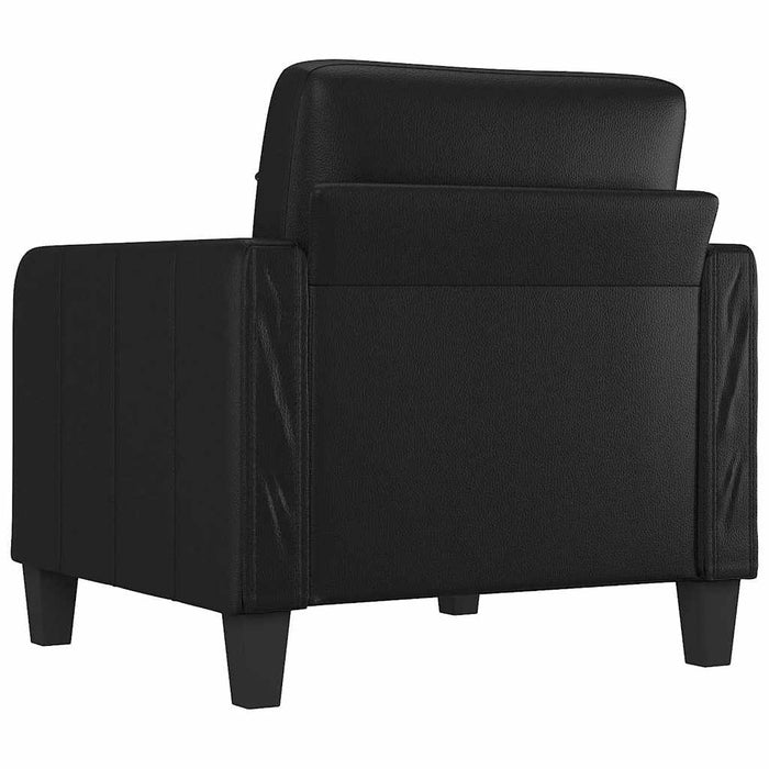 Canapea de o persoană, 60 cm, piele ecologică WALTI