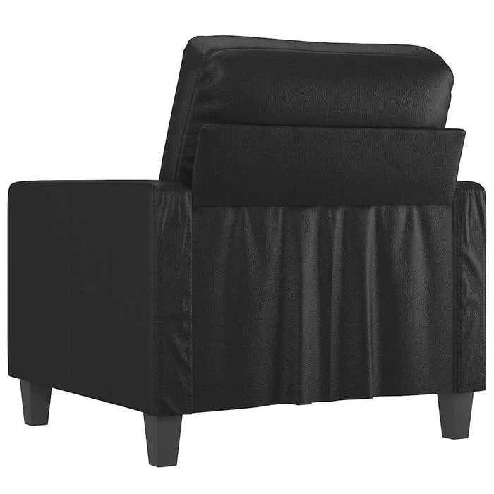 Canapea de o persoană, 60 cm, piele ecologică WALTI