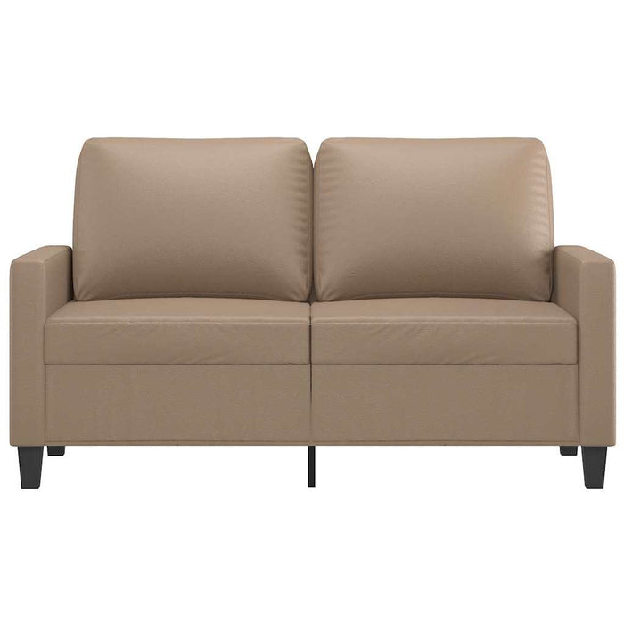 Canapea cu 2 locuri, cappuccino, 120 cm, piele ecologică WALTI