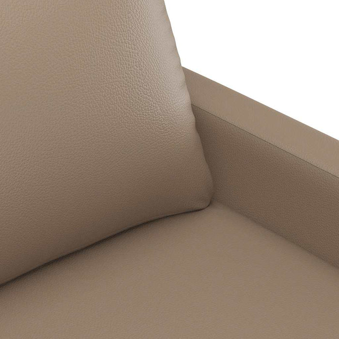 Canapea cu 2 locuri, cappuccino, 120 cm, piele ecologică WALTI