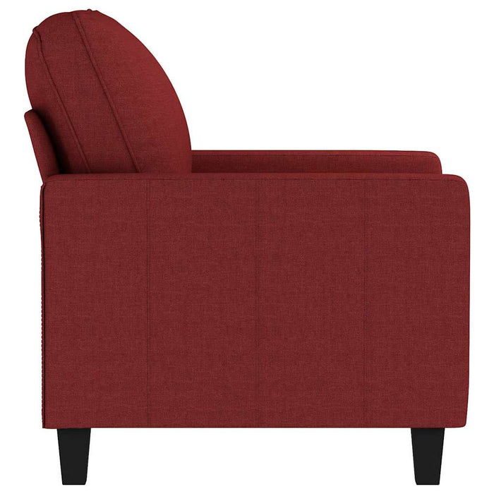Fotoliu canapea, roșu vin, 60 cm, material textil WALTI