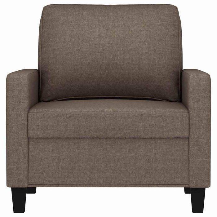Fotoliu canapea, gri taupe, 60 cm, material textil WALTI