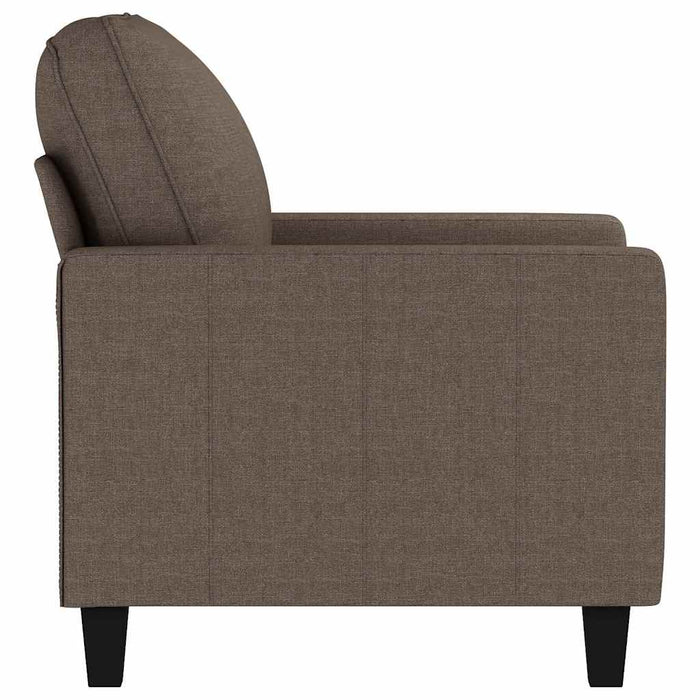 Fotoliu canapea, gri taupe, 60 cm, material textil WALTI